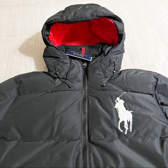 Polo Ralph Lauren Big Pony Hooded Down Puffer Jacket - Picture 4 of 16